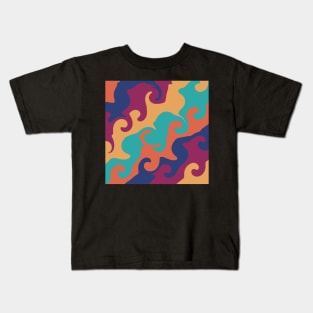 Warm Swirls Kids T-Shirt